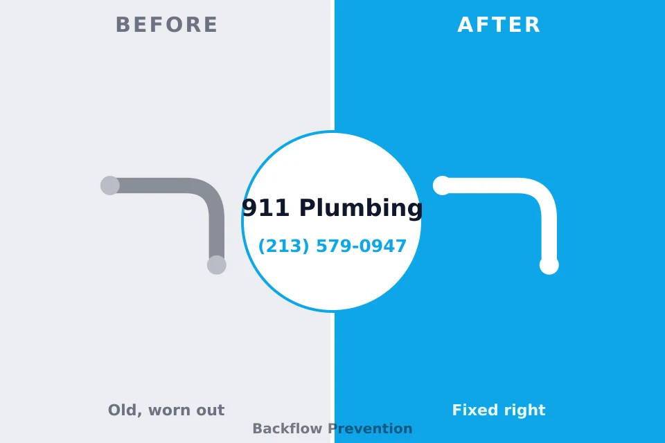 Before and after: plumbing company Leonardtown, MD